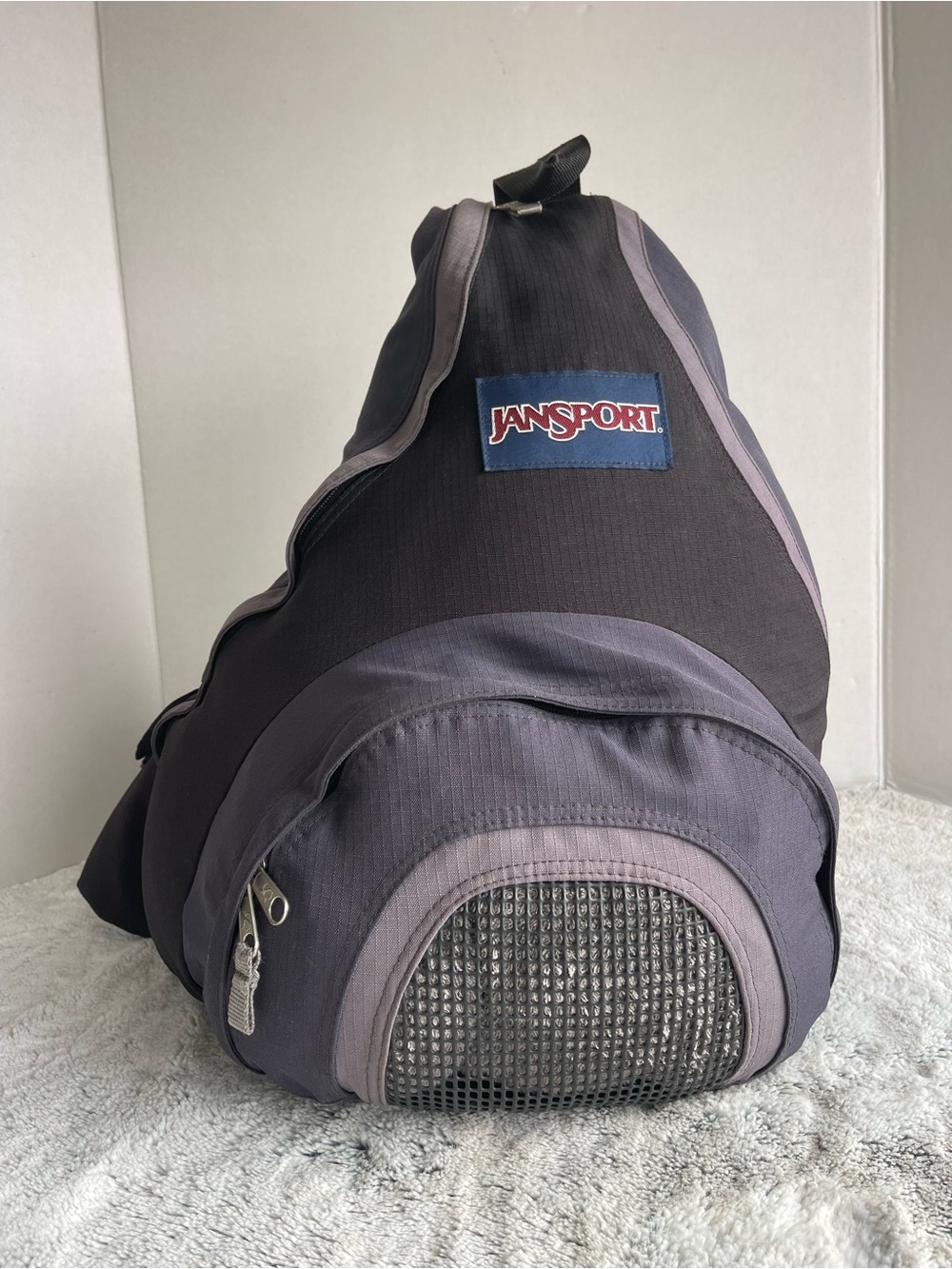 Jansport Black and Gray Sling Backpack